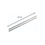 Voir la diapositive 3 : Fackelmann Lot de 4 pailles en inox avec goupillon 24 cm Fackelmann Bar Concept