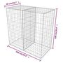 Voir la diapositive 6 : VIDAXL Panier de gabion Acier galvanise 100x50x100 cm