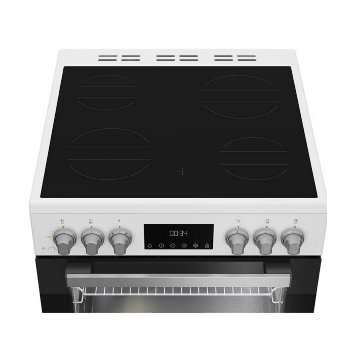 Whirlpool Cuisinière vitrocéramique 72l 4 feux blanc - W6V8LCSW