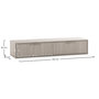 Voir la diapositive 6 : VS VENTA-STOCK Table console flottante Lluvia 2 tiroirs effet Chêne