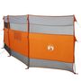 Voir la diapositive 5 : VIDAXL Brise vent de camping gris et orange 510x153 cm imperméable