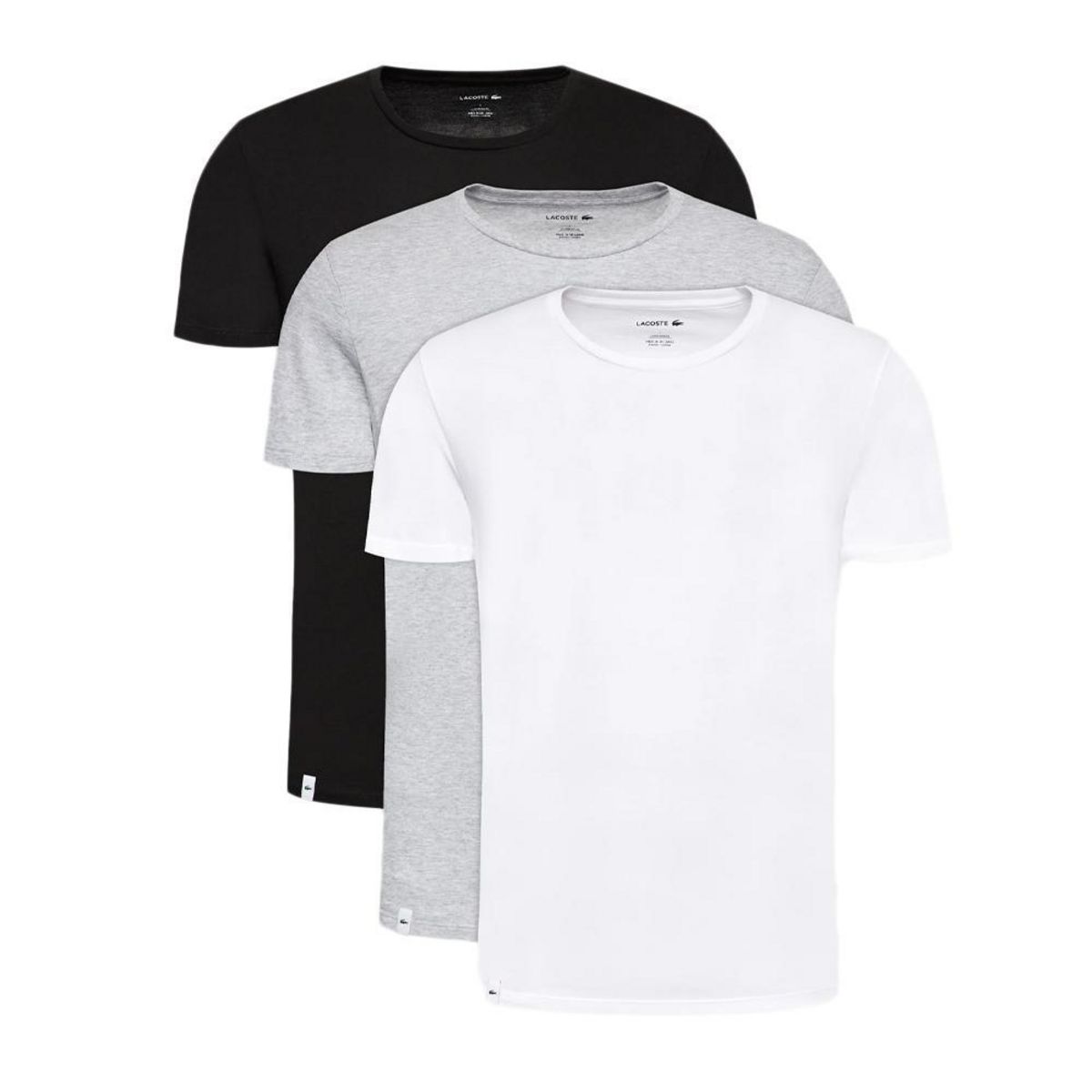 Lacoste x3 T shirt Blanc/Gris/ Homme Lacoste TH3451
