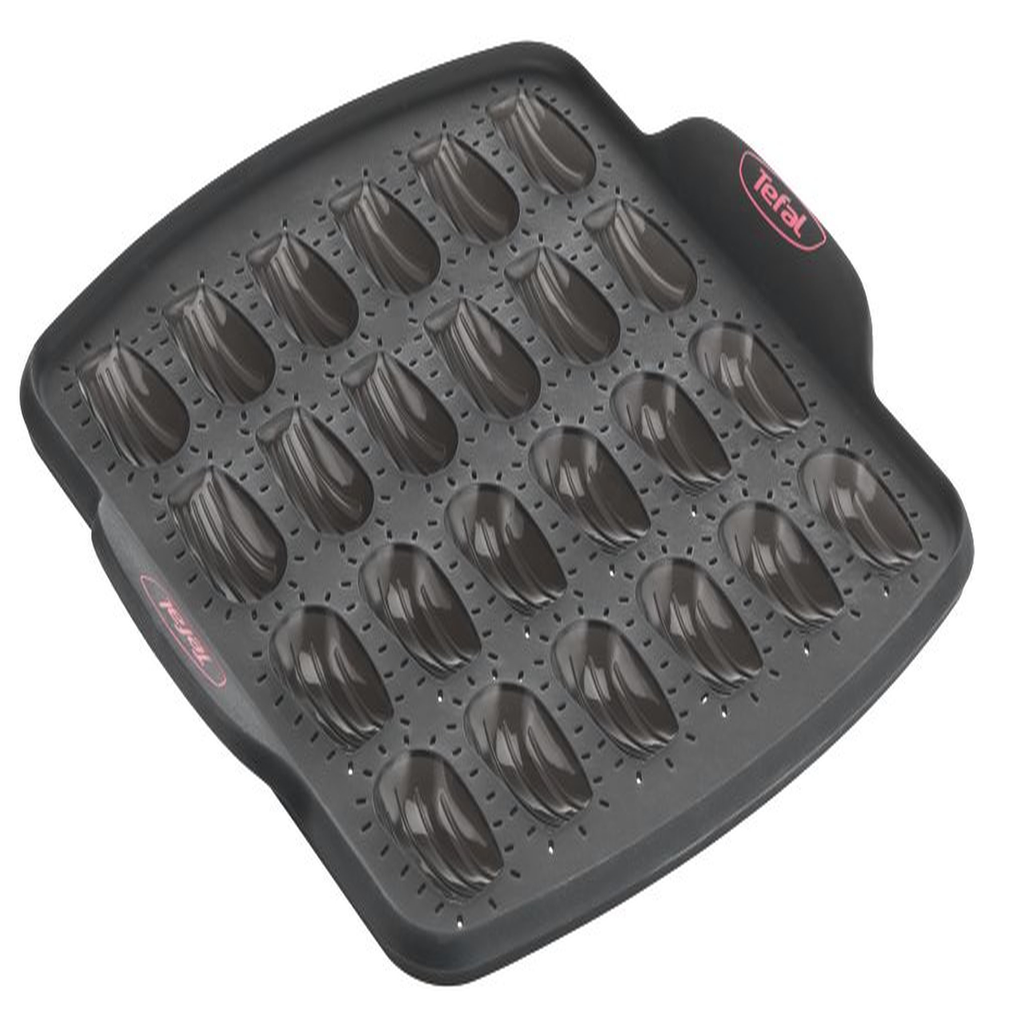 Voir la diapositive 1 : TEFAL Moule 24 mini madeleines CRISPYBAKE silicone