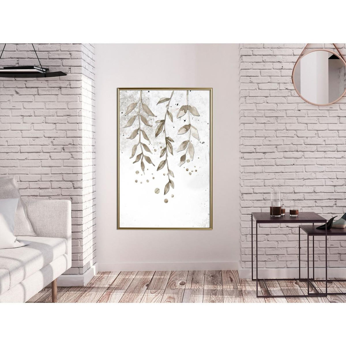 Paris Prix Affiche Murale Encadrée  Curtain of Leaves