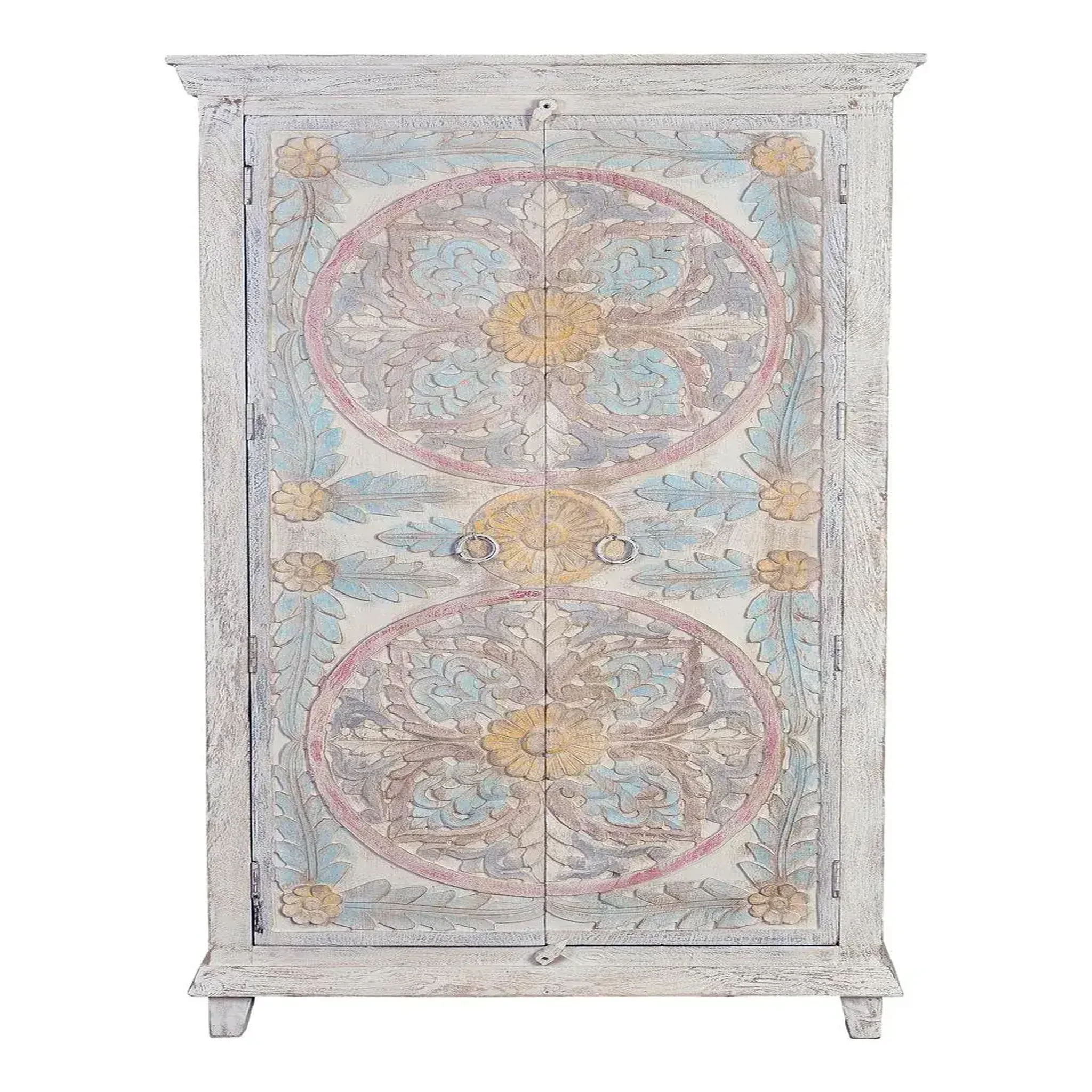GINER Y COLOMER SL Armoire en bois de manguier 90cm style ethnique rustique