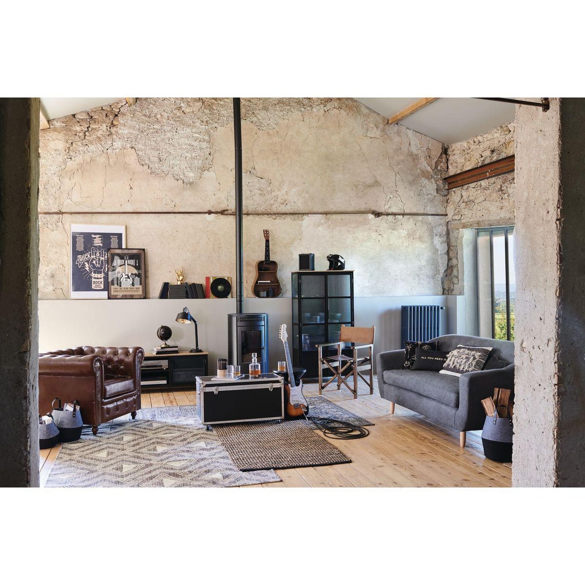 ATMOSPHERA Canapé Rétro 3 places