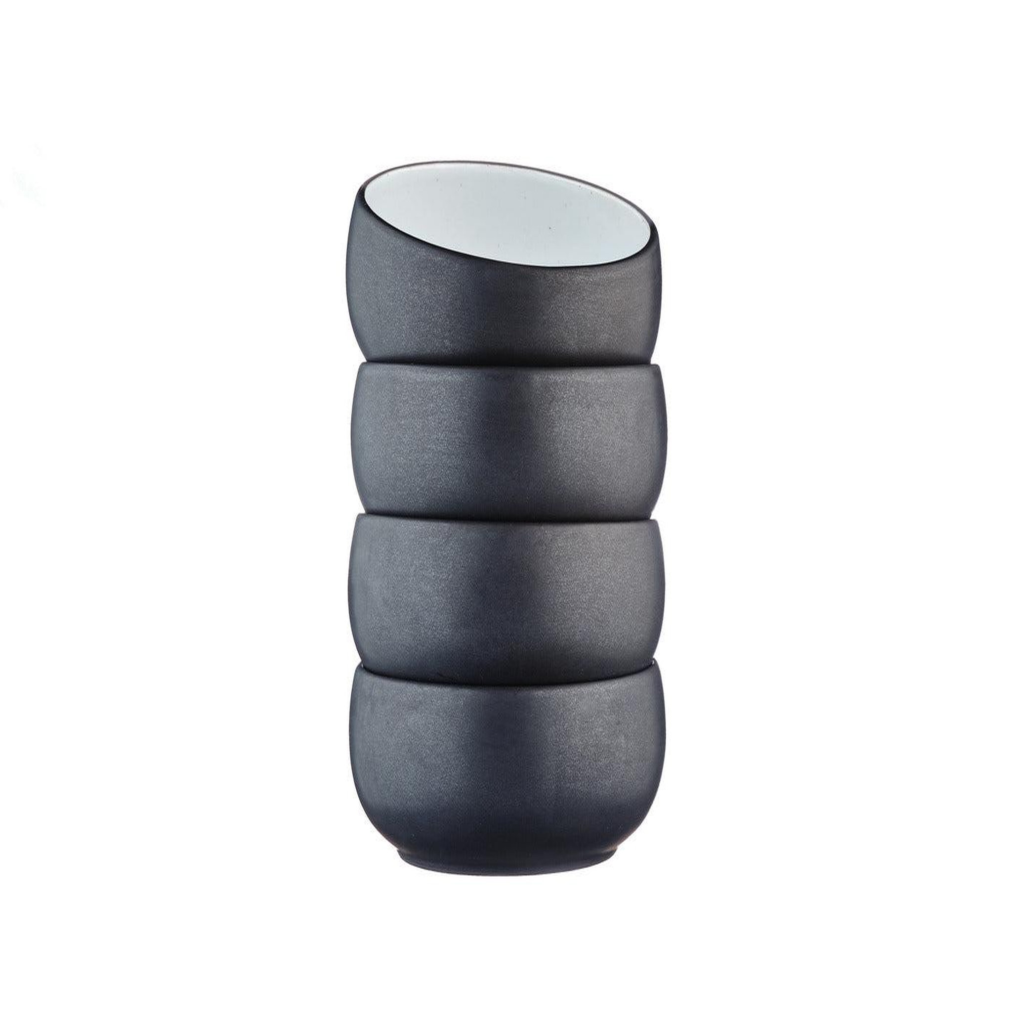 Voir la diapositive 3 : BJORN Bol gourmet ø12cm - 4 pièces - onyx