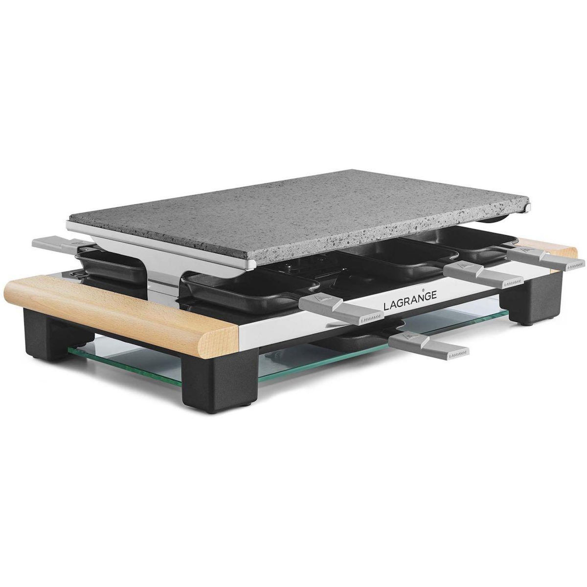 LAGRANGE Raclette pierre elégance bois clair à poser