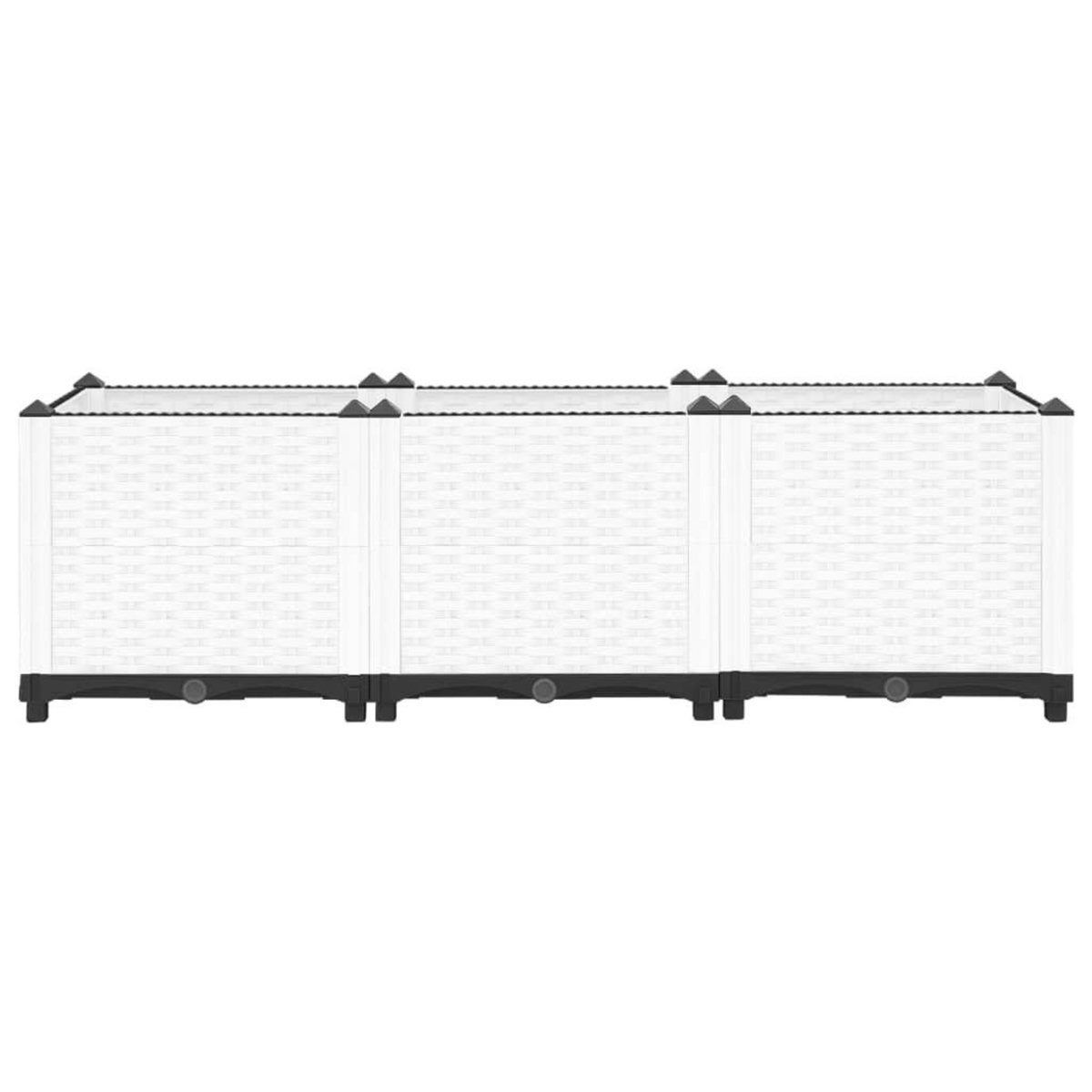 VIDAXL Lit sureleve 120x40x38 cm Polypropylene