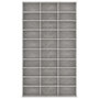 Voir la diapositive 4 : VIDAXL Armoire a CD Gris beton 102x16x177,5 cm Bois d'ingenierie