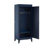 VOX Lit évolutif 70x140 et armoire 1 porte Milenne - Bleu