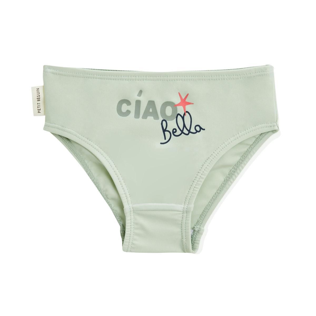 Petit Béguin Maillot de bain bébé 2 pièces t-shirt de protection UV & culotte Arya