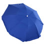 Voir la diapositive 6 : OUTSUNNY Parasol inclinable octogonal de plage Ø 150 cm tissu polyester haute densité anti-UV mât démontable sac de transport inclus bleu