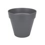 Voir la diapositive 1 : ELHO Pot de fleurs rond Loft Urban avec roues Ø 40 x H.35 cm - Anthracite