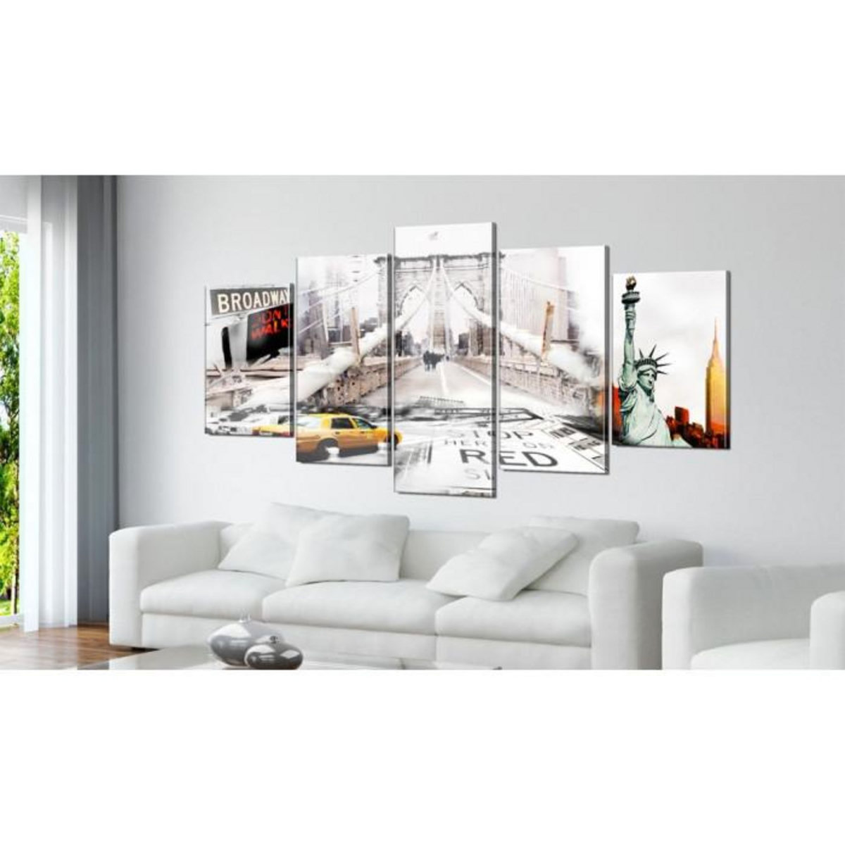 Paris Prix Tableau Imprimé  New York dans le Brouiilard