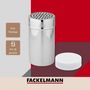 Voir la diapositive 4 : Fackelmann Ensemble de 2 Saupoudreuses à sucre glace et cacao en acier inoxydable avec couvercle 13 cm Fackelmann Divers