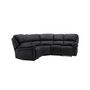Voir la diapositive 2 : Paris Prix Canapé d'Angle de Relaxation  Saranda  338cm Noir