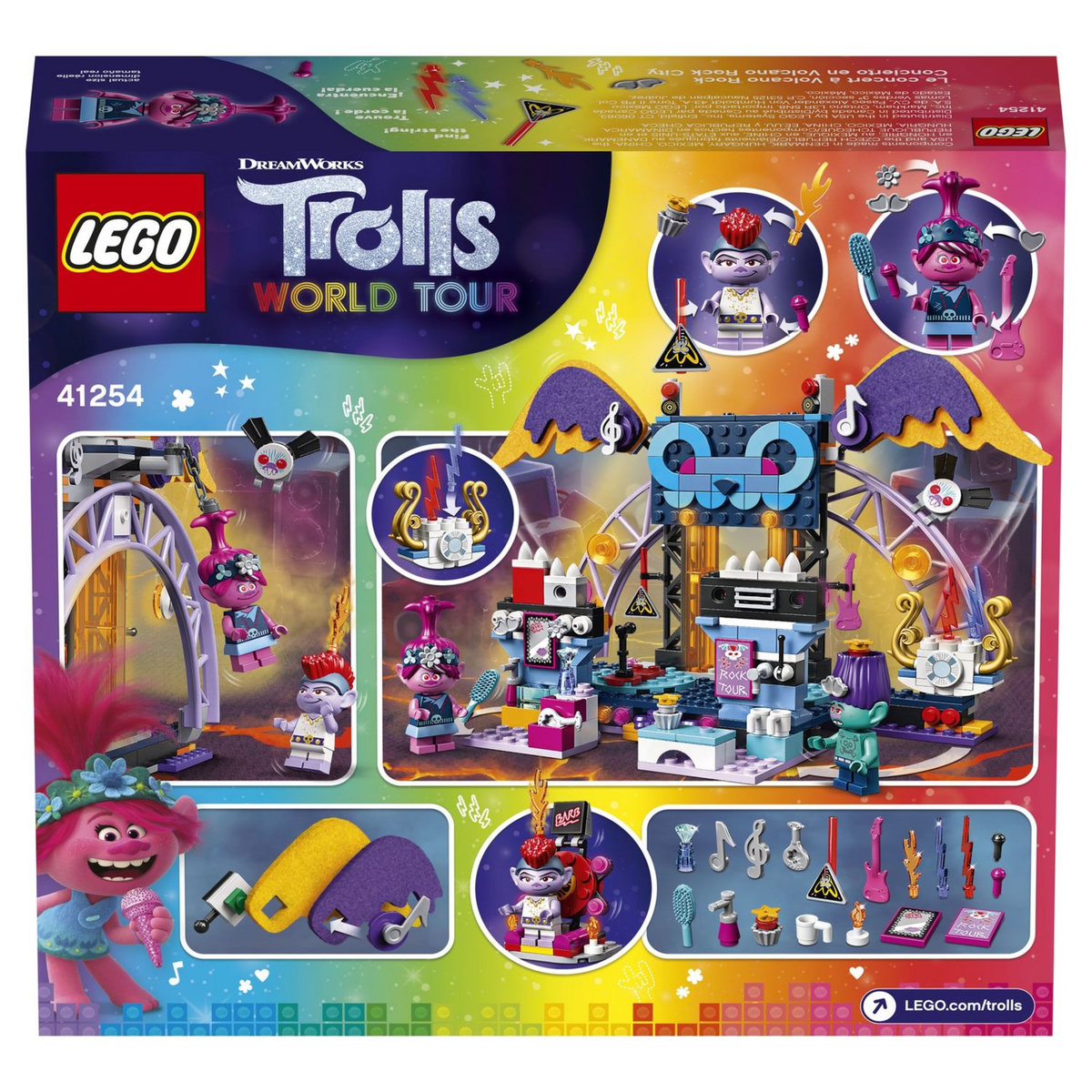 LEGO Trolls 41254 - Le concert de Vulcarock City