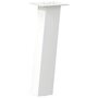 Voir la diapositive 4 : VIDAXL Pieds de table basse 4 pcs blanc 42 cm acier