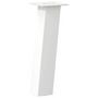Voir la diapositive 4 : VIDAXL Pieds de table basse 4 pcs blanc 42 cm acier
