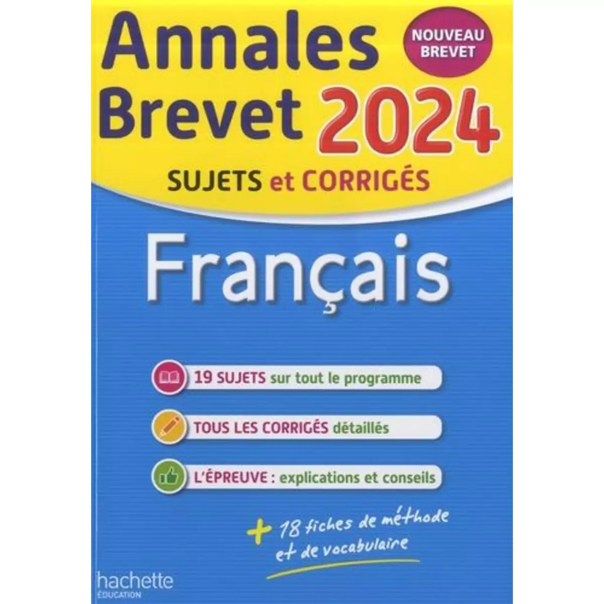  FRANCAIS 3E. SUJETS ET CORRIGES, EDITION 2024, Réauté Brigitte