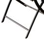 Voir la diapositive 6 : OUTSUNNY Ensemble salon de jardin 6 personnes grande table rectangulaire pliable + 6 chaises pliantes métal résine tressée PS chocolat
