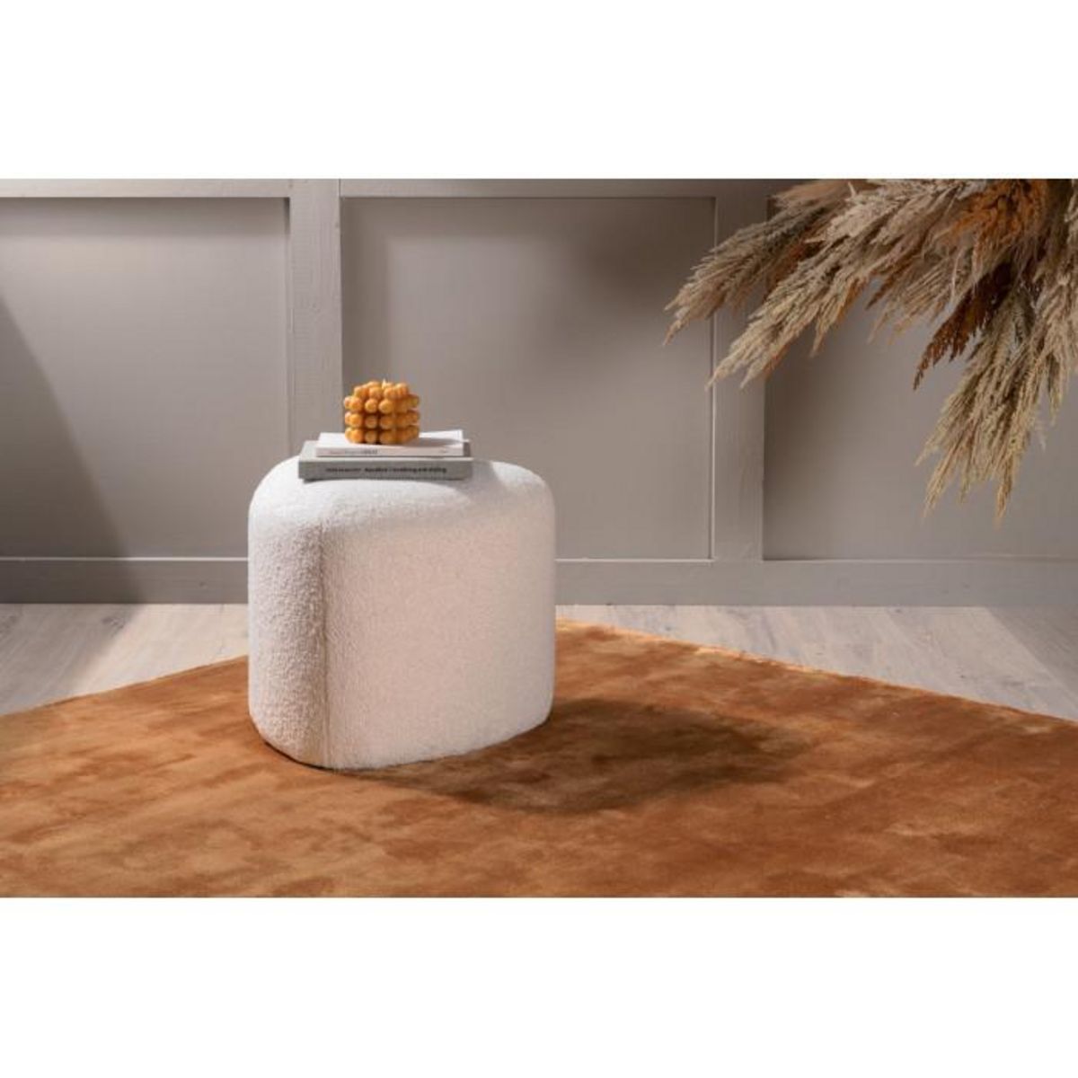 Paris Prix Tapis Déco  Indra  201x301cm Moutarde