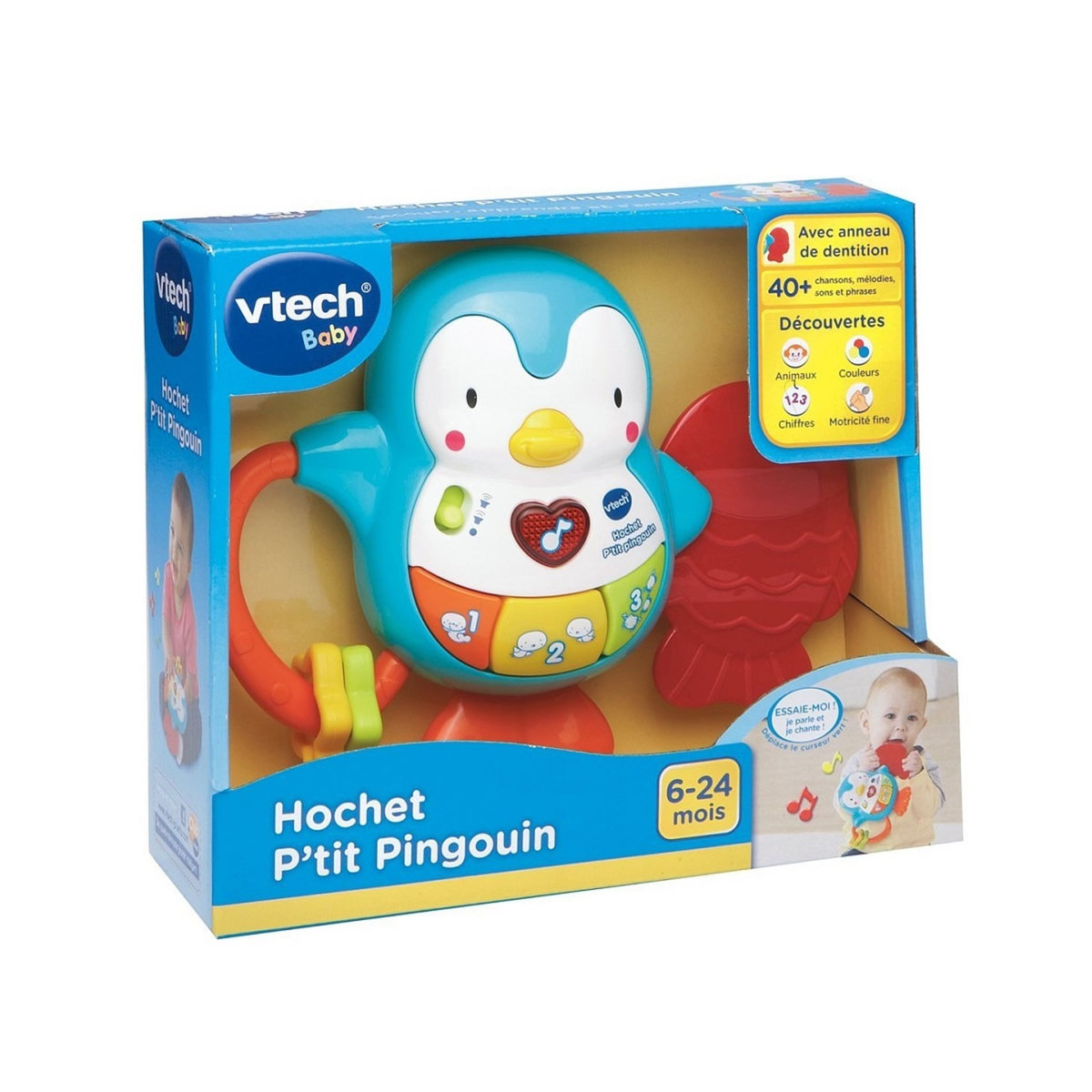 VTECH Hochet P'tit Pingouin interactif 