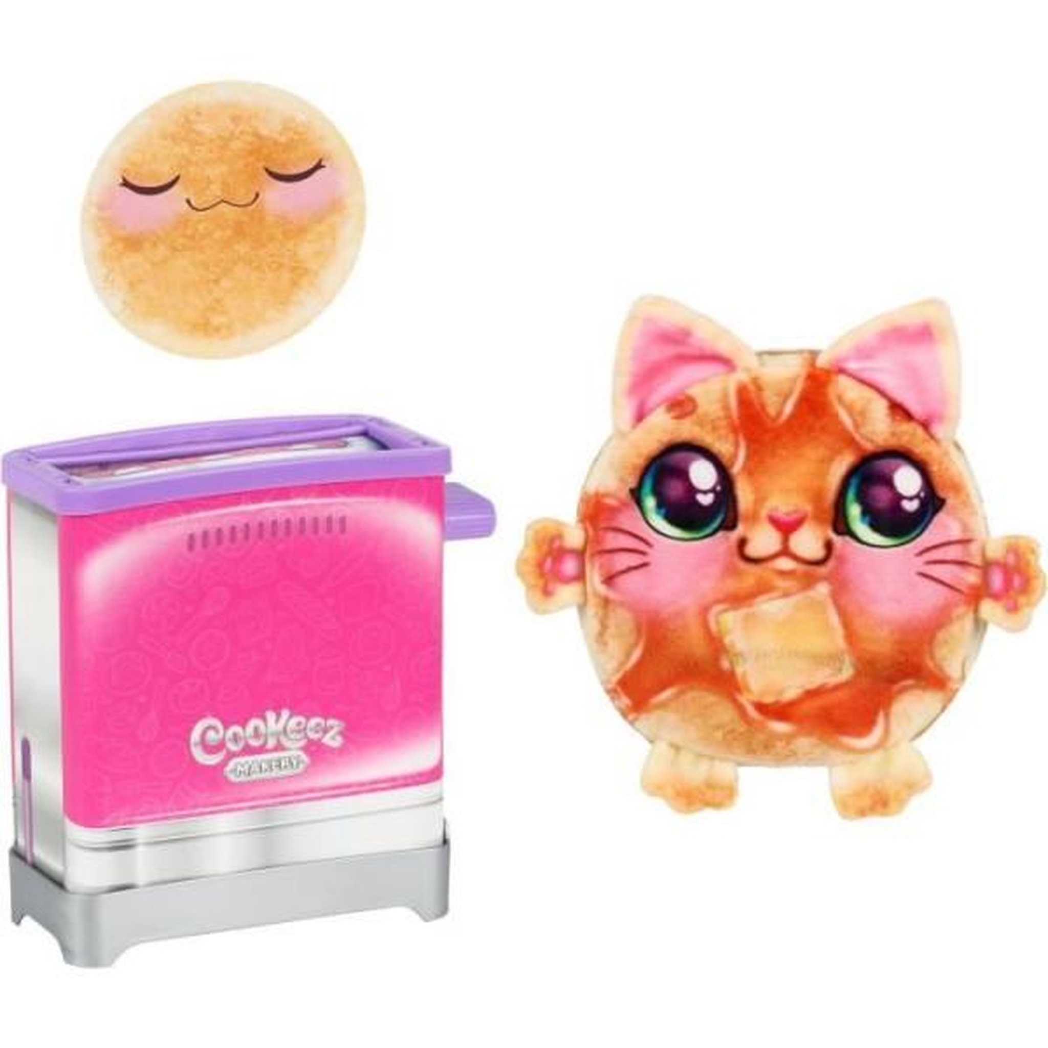 Voir la diapositive 6 : MOOSE TOYS Toasty treatz - moose toys - cookeez makery - peluche parfumée en forme de toast, grille-pain interactif, modele peluche aléat