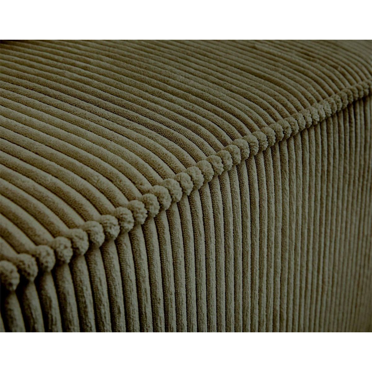 LISA DESIGN Colombine - module d'assise sans accoudoirs - en velours côtelé