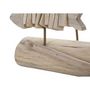 Voir la diapositive 5 : Paris Prix Statuette Banc de Poisson en Bois  Tanoak  37cm Naturel