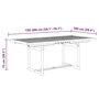 Voir la diapositive 6 : VIDAXL Ensemble a Manger de jardin 7pcs bois d'acacia solide textilene