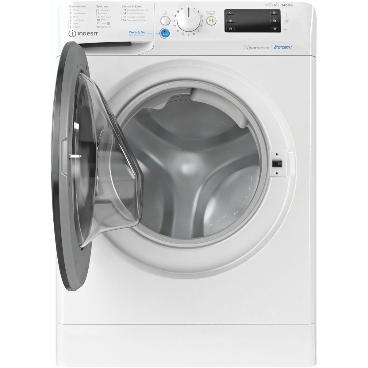 Indesit Lave linge séchant hublot BDE964359WBFR