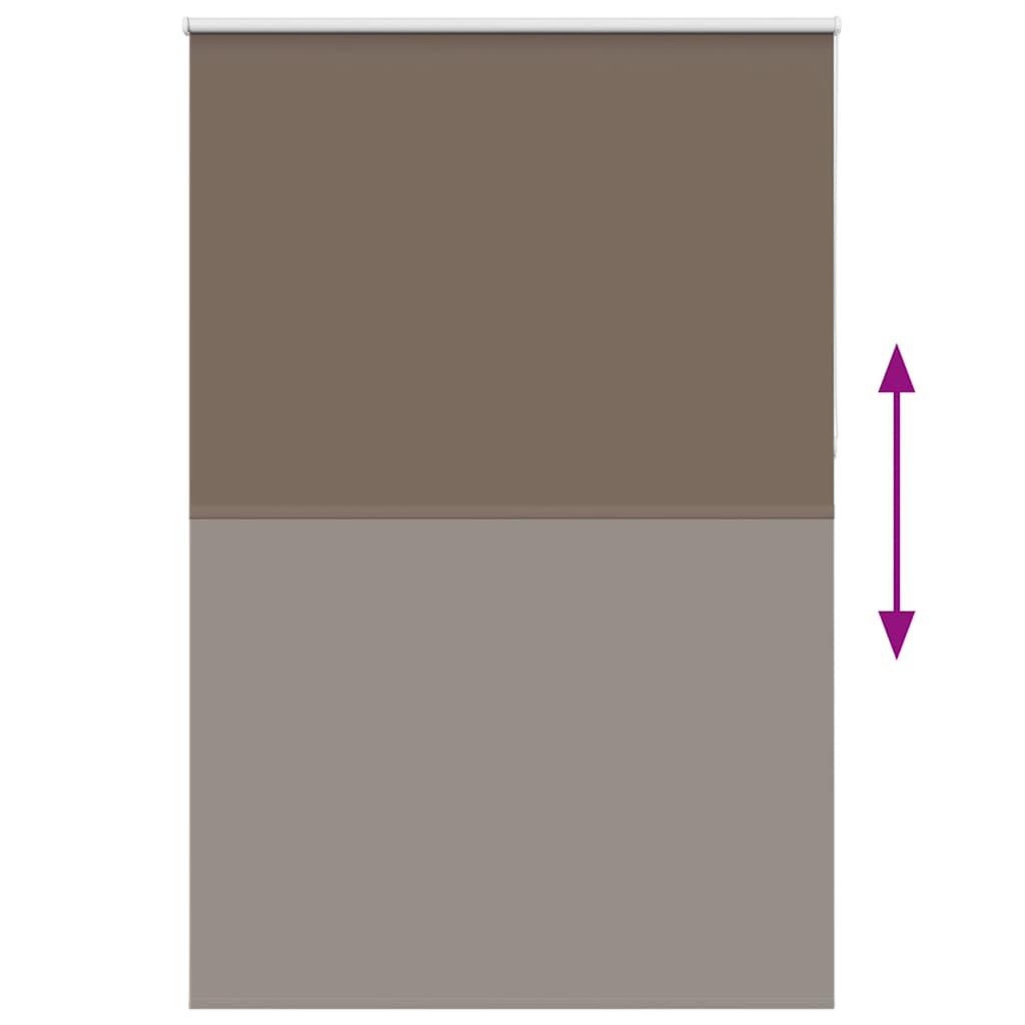 Voir la diapositive 5 : VIDAXL Store enrouleur occultant cafe 160x210cm largeur du tissu