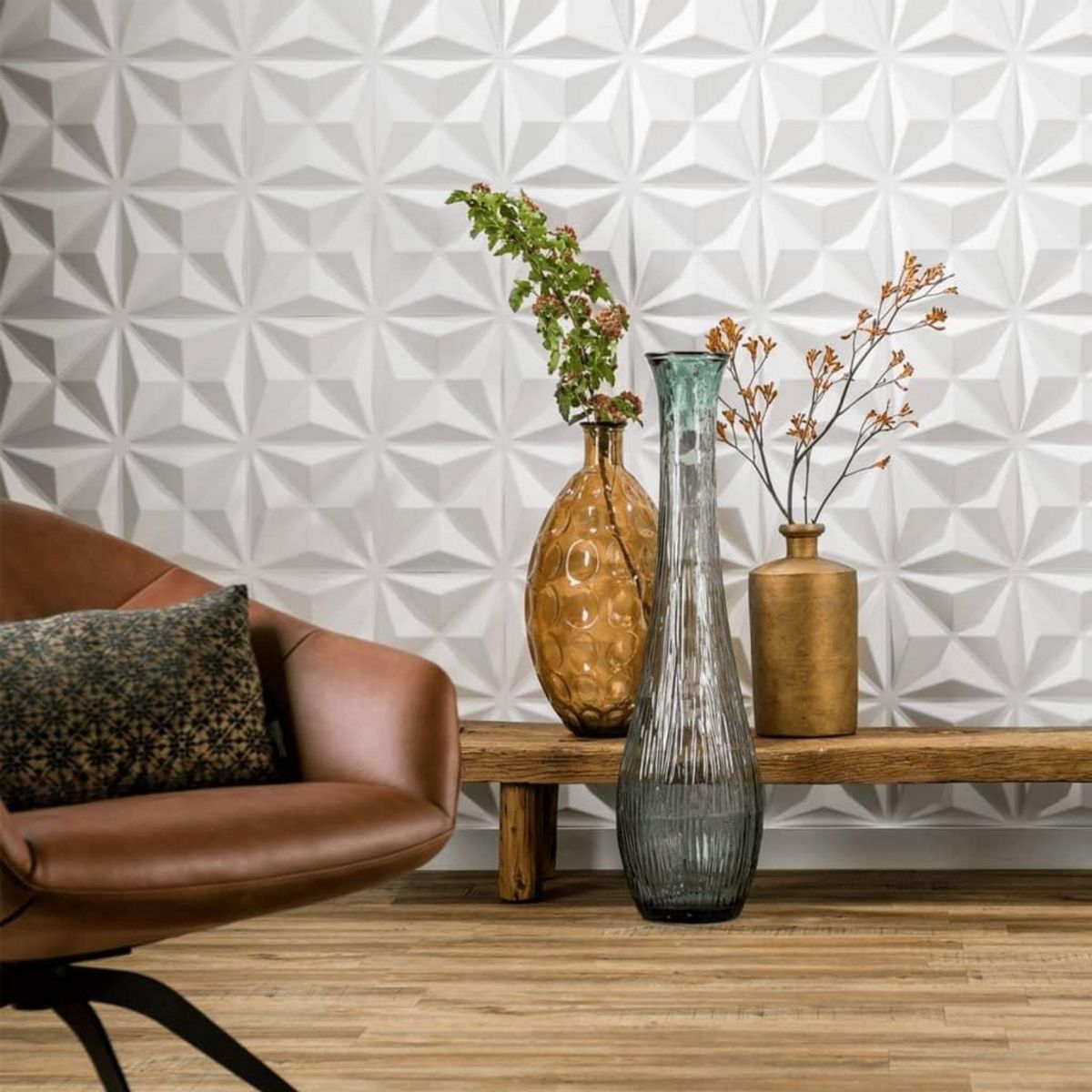 WallArt WallArt Panneaux muraux 3D Cullinans 12 pcs GA-WA17