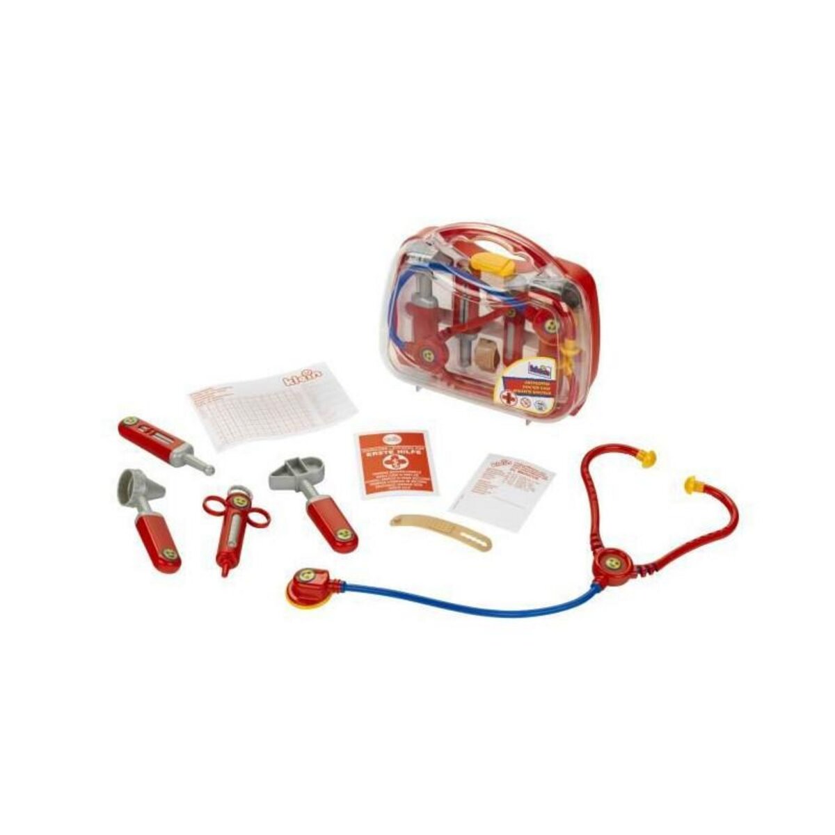 Klein Klein - 4266 - Mallette de docteur transparente avec accessoires, pm