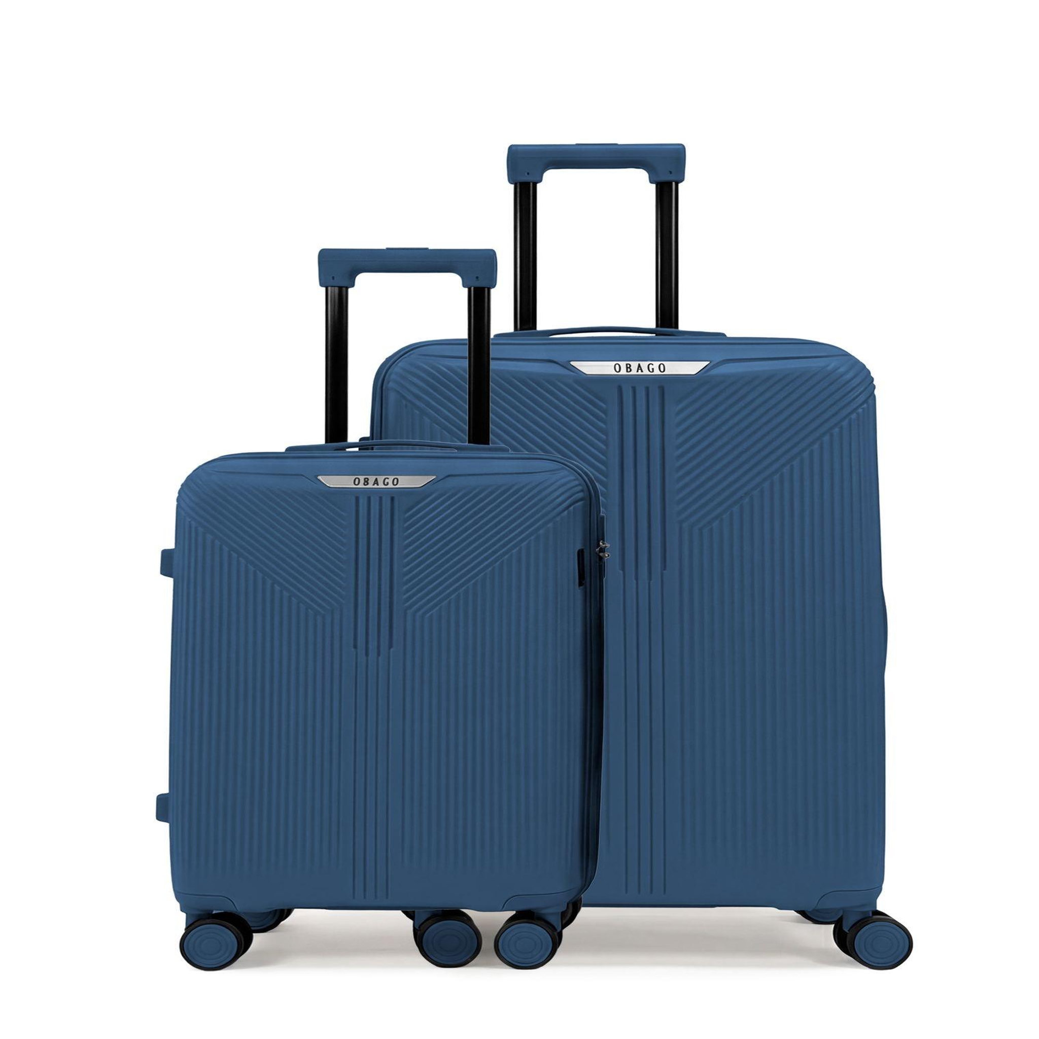 OBAGO Lot de 2 Valises Rigides Grand Format et Cabine ERIDAN. Coloris disponibles : Jaune