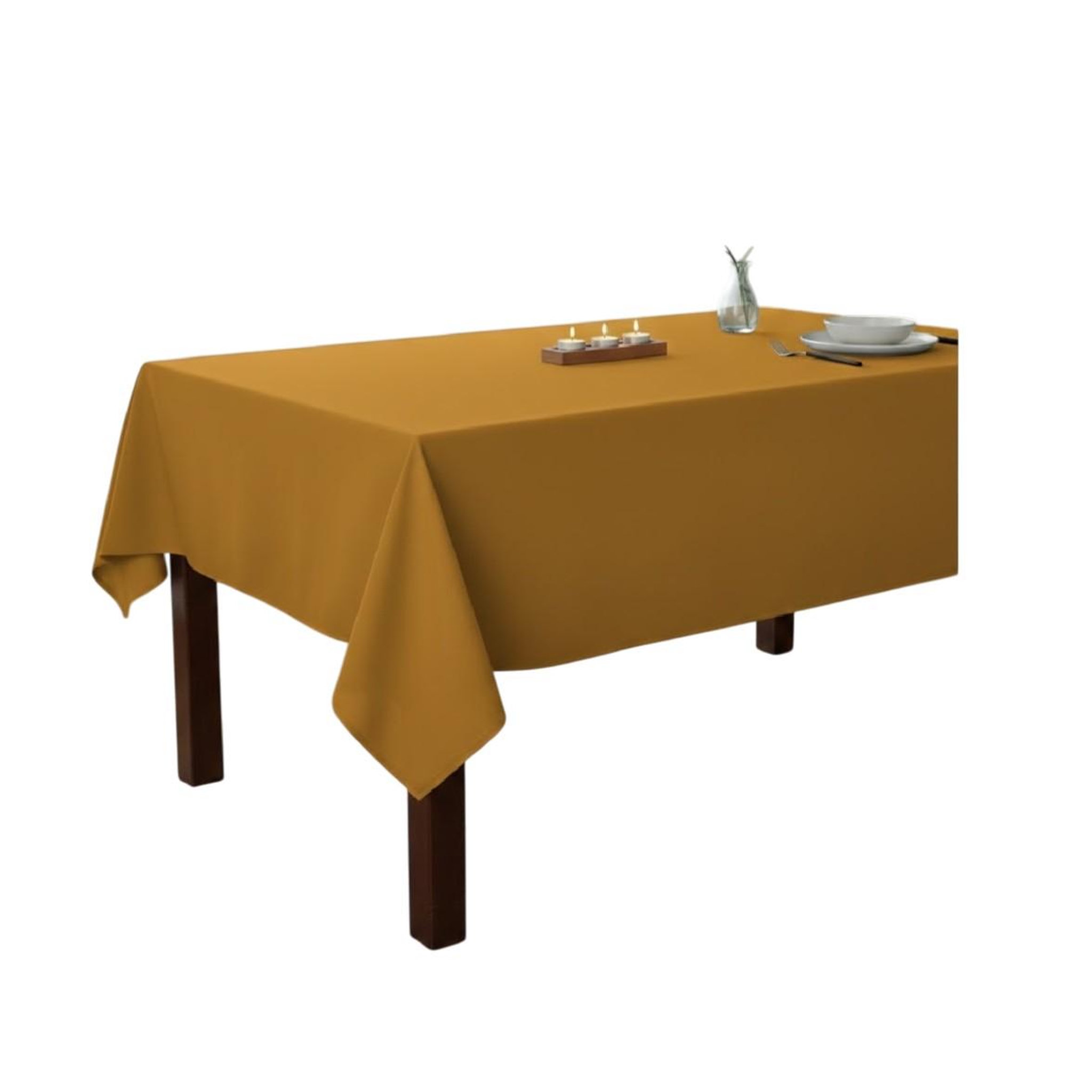 Voir la diapositive 1 : Eden Nappe en polyester finition ourlet nels