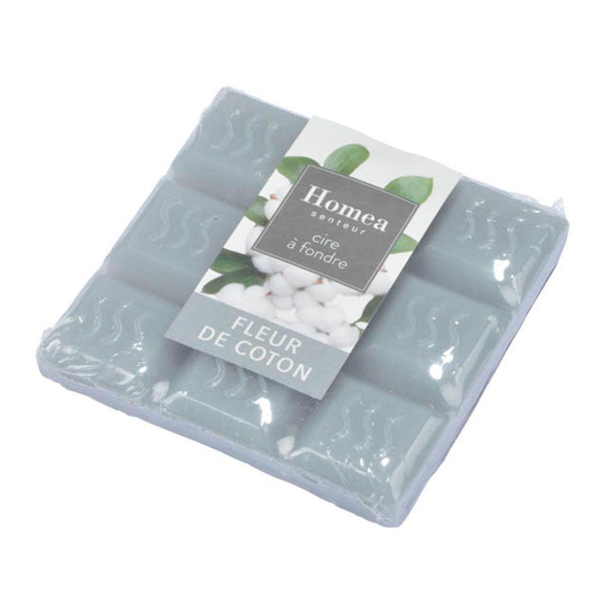 Voir la diapositive 1 : HOMEA Cire parfumée à brûler  essentiel ii  7cm fleur de coton