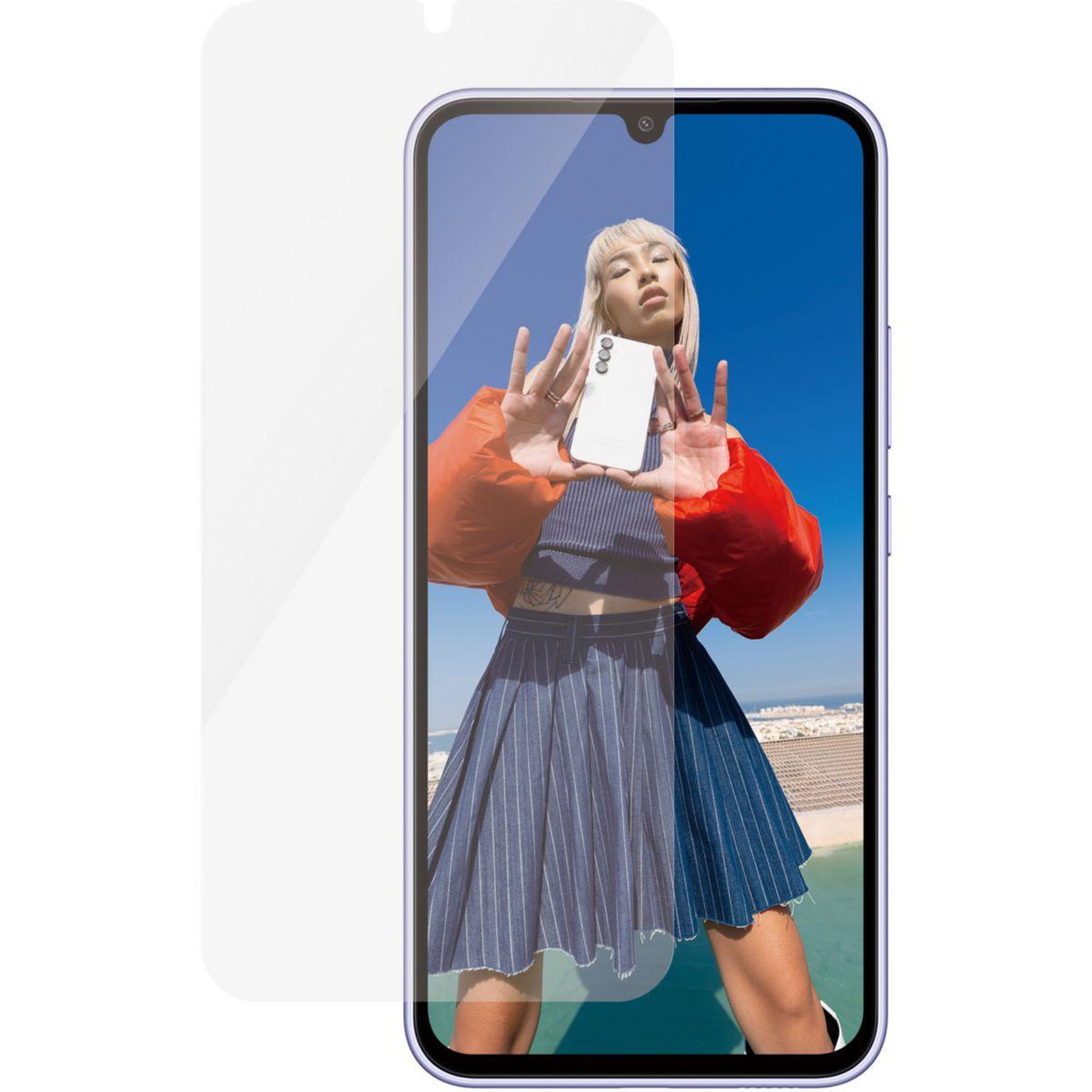 Voir la diapositive 1 : PANZERGLASS Protège écran Samsung A35 Ultra-Wide Fit