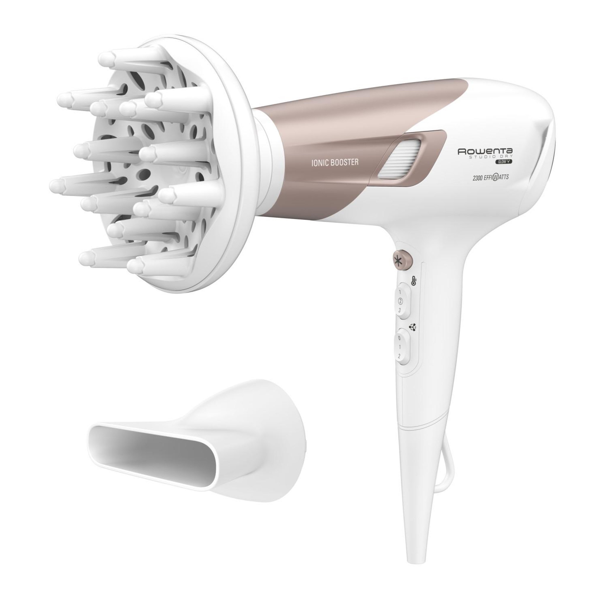 ROWENTA Rowenta studio dry cv5830f0 sèche-cheveux 2300 w beige, blanc