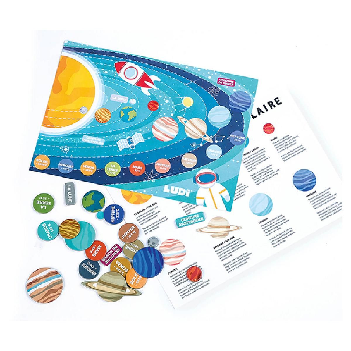 LUDI Le systeme solaire - panneau educatif