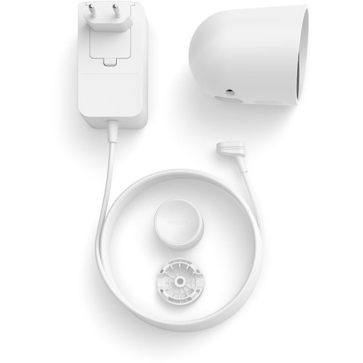 Philips Caméra de surveillance HUE SECURE filaire blanche