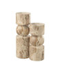 Voir la diapositive 3 : Paris Prix Bougeoir en Marbre  Chance  23cm Beige