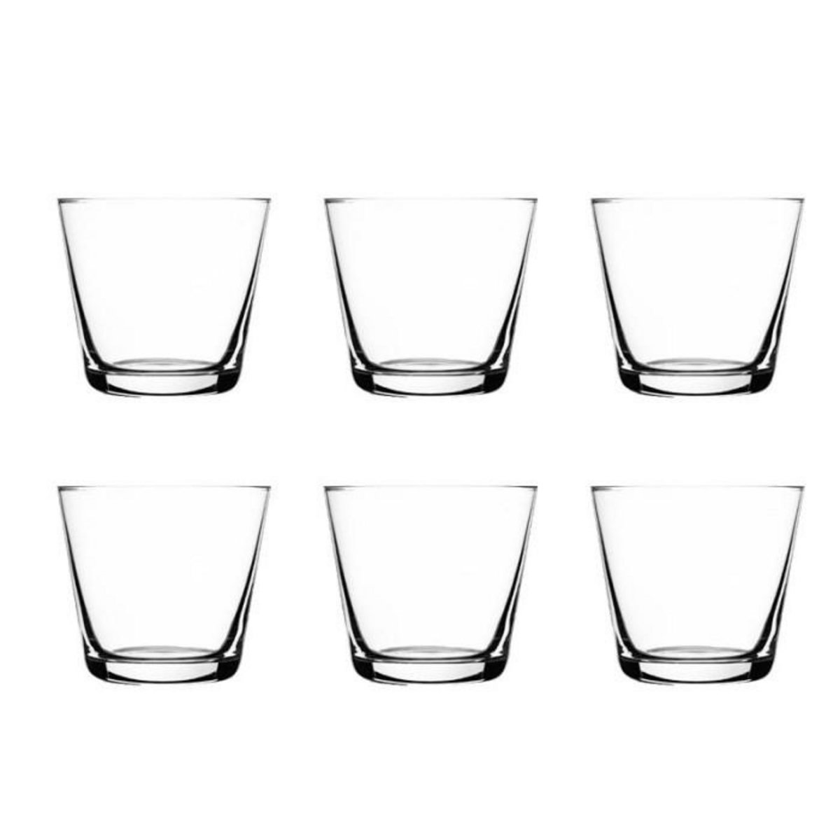 SECRET DE GOURMET Lot de 6 Verrines en Verre  Cucina  7cm Transparent