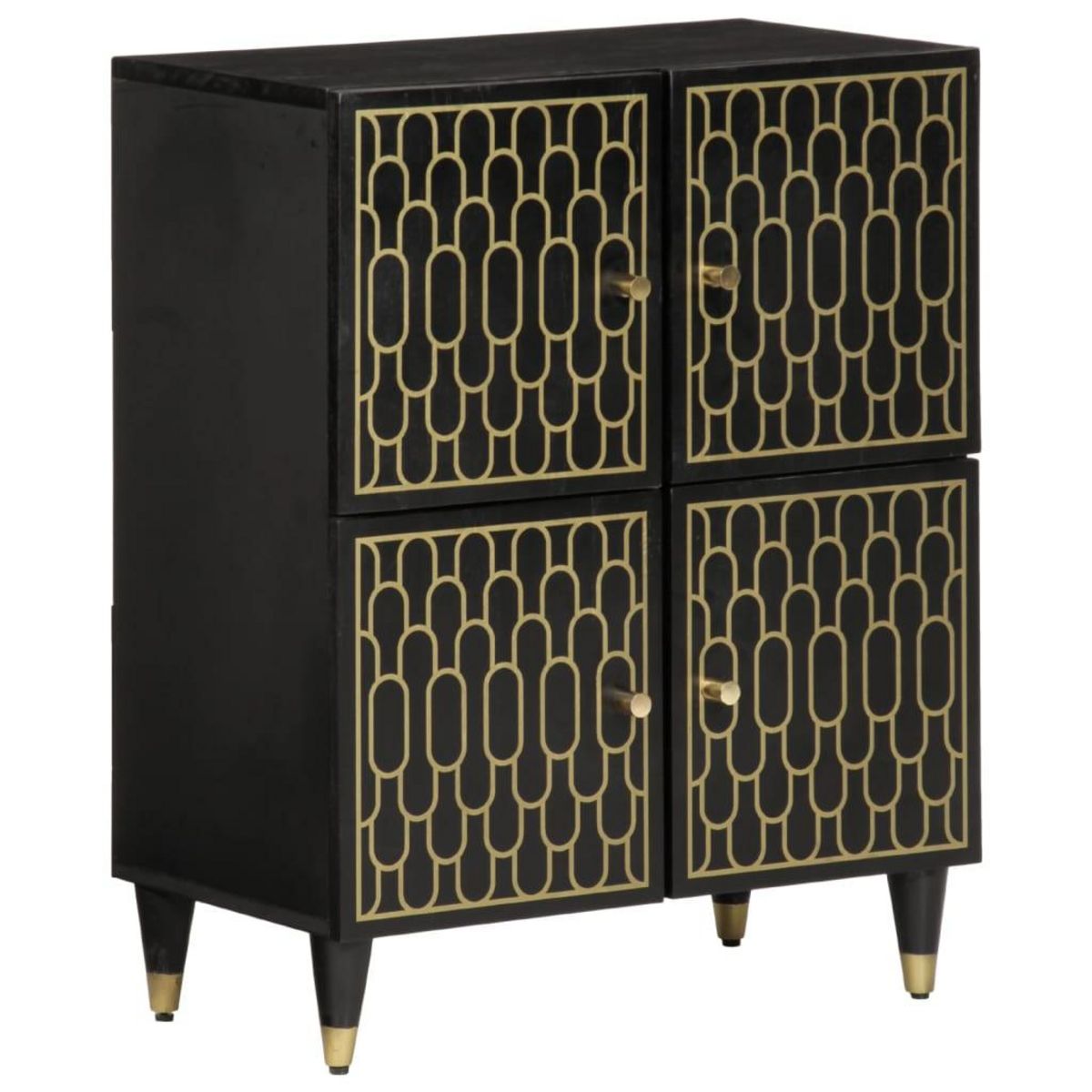VIDAXL Armoire laterale 60x33x75 cm bois massif de manguier