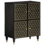 Voir la diapositive 1 : VIDAXL Armoire laterale 60x33x75 cm bois massif de manguier