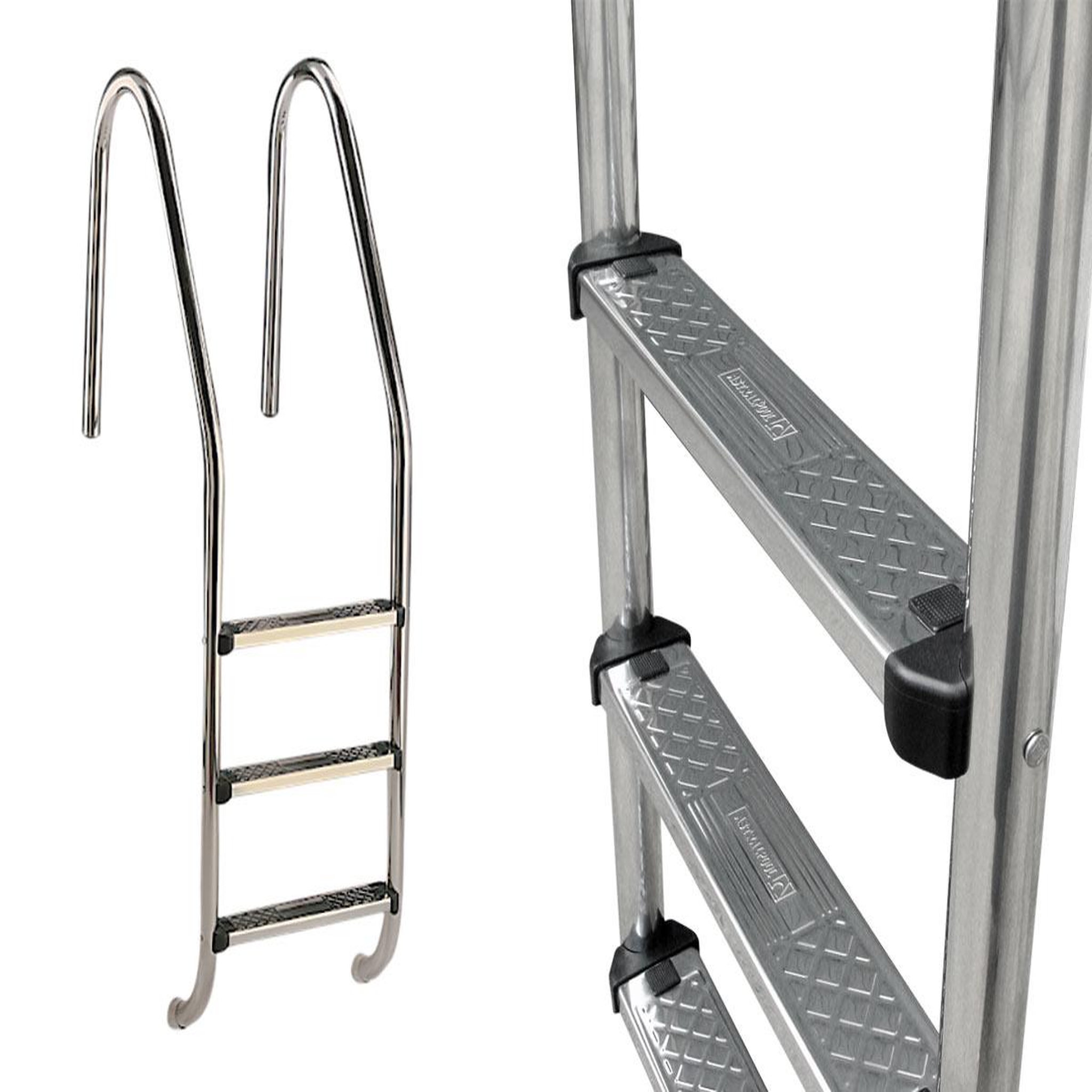 Astral Piscines Echelle piscine standard en inox 3 marches - astral pool