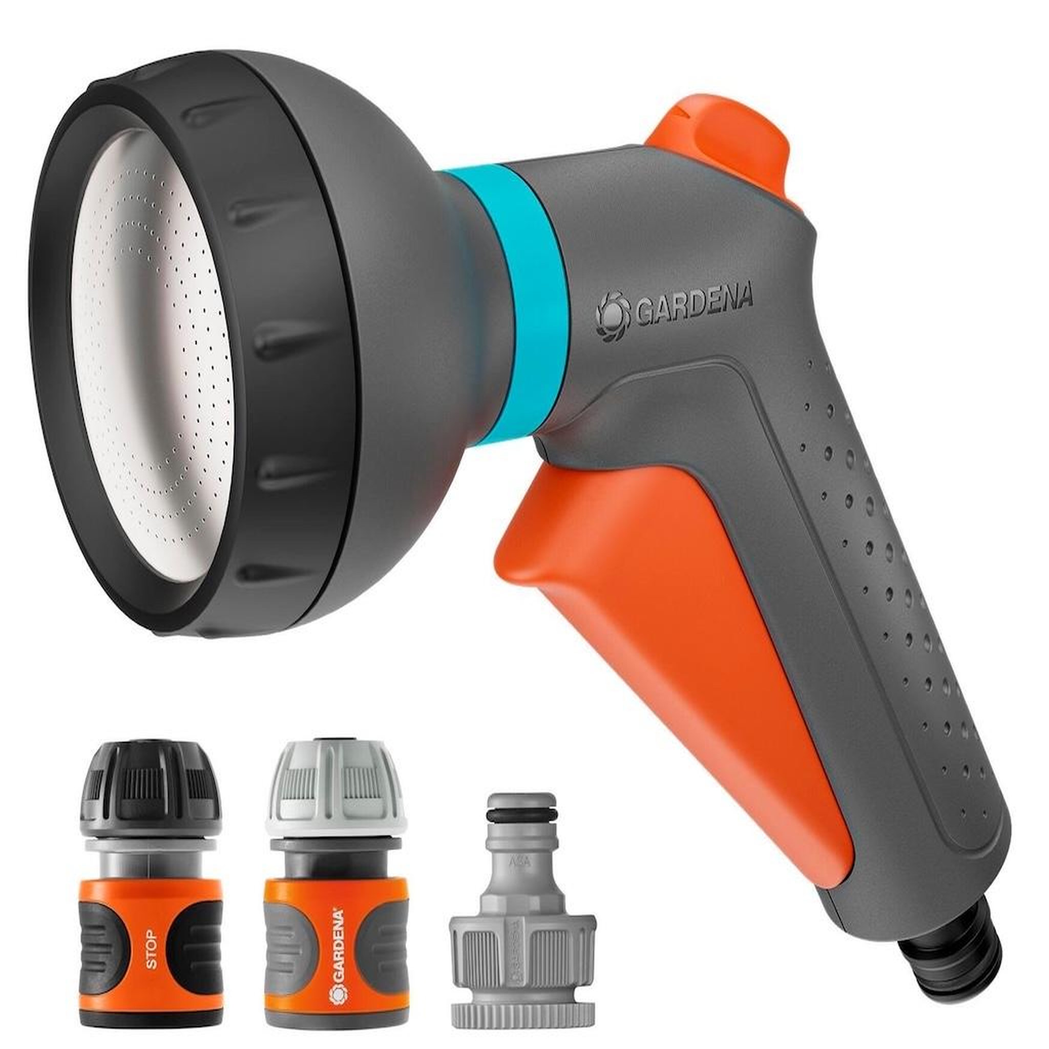 Gardena Pistolet d'arrosage classic avec nécessaire de base - jet pluie doux