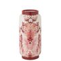 Voir la diapositive 2 : Paris Prix Vase en Porcelaine  Moriko  40cm Rouge & Blanc